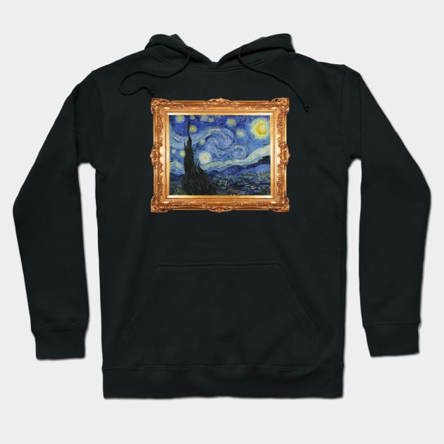 Starry Night by Van Gogh Hoodie by Pinkazoid